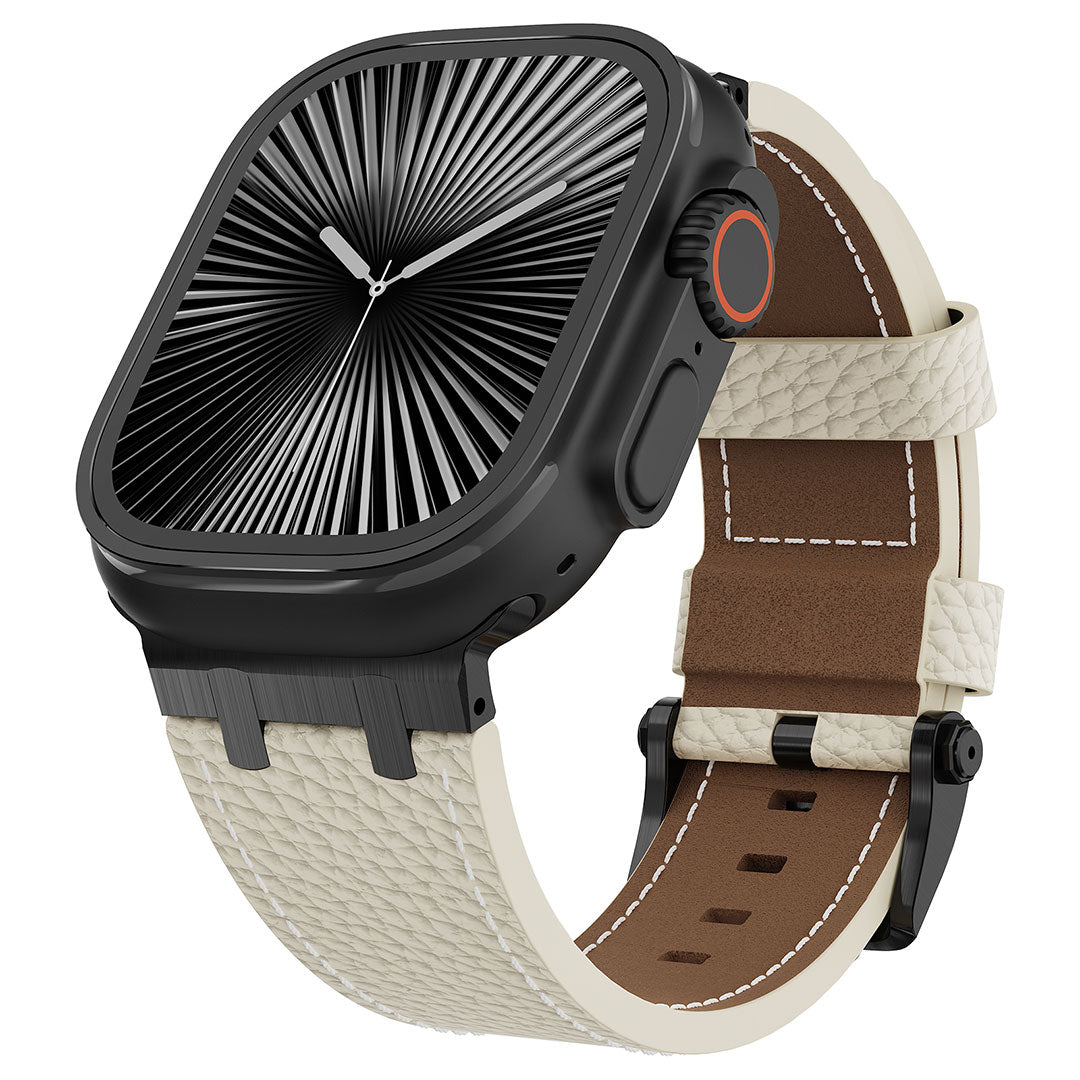 AP Lychee Leather Band For Apple Watch