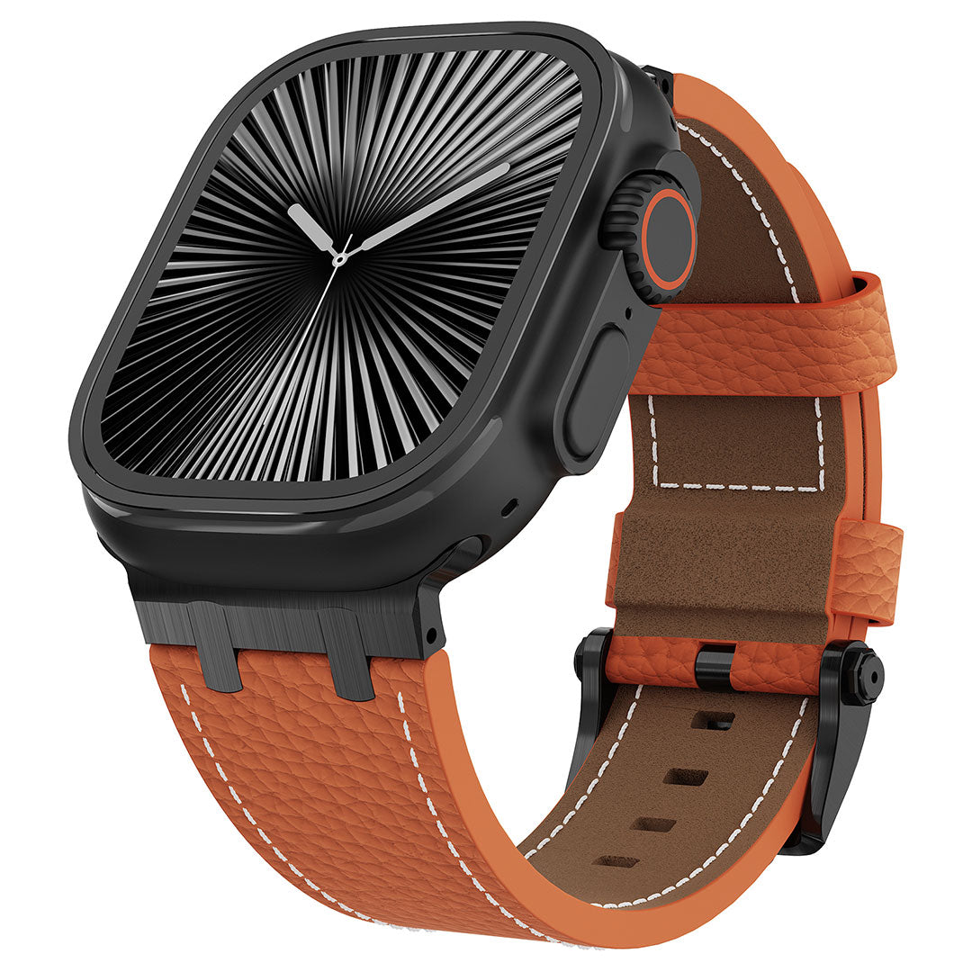 AP Lychee Leather Band For Apple Watch