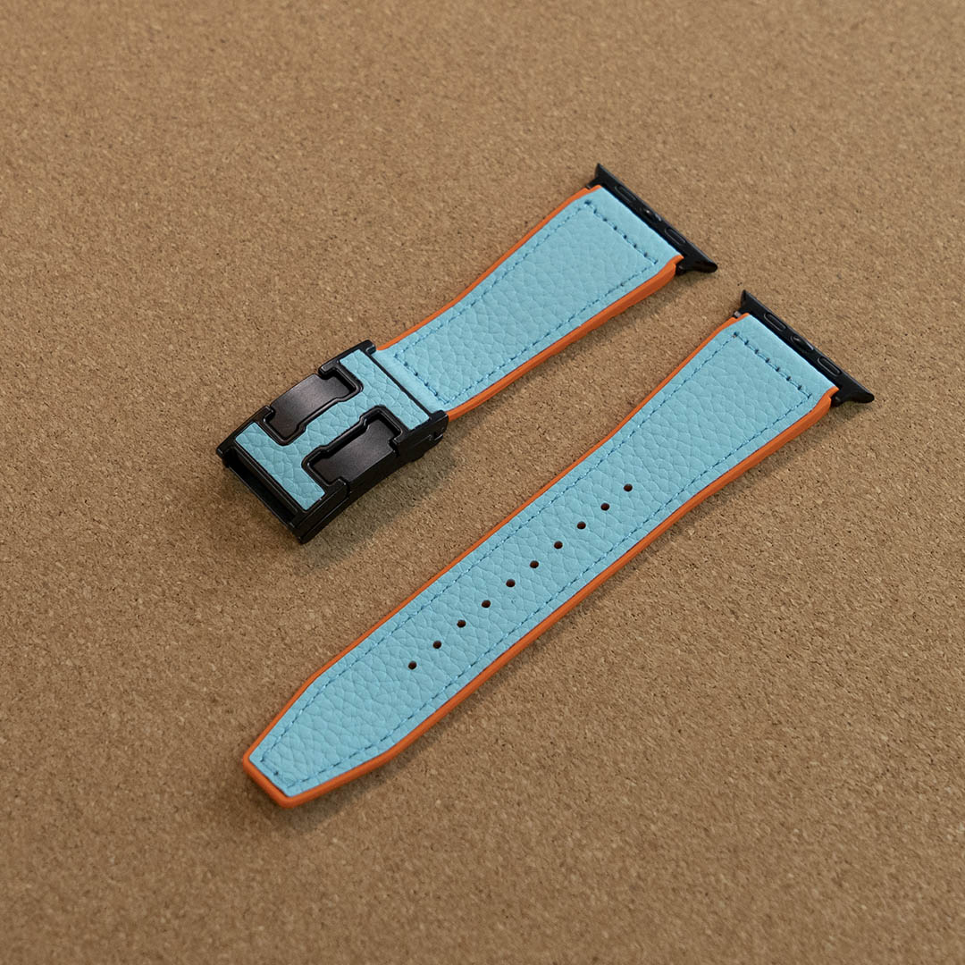 Pebbled Leather Holiday Band for Apple Watch