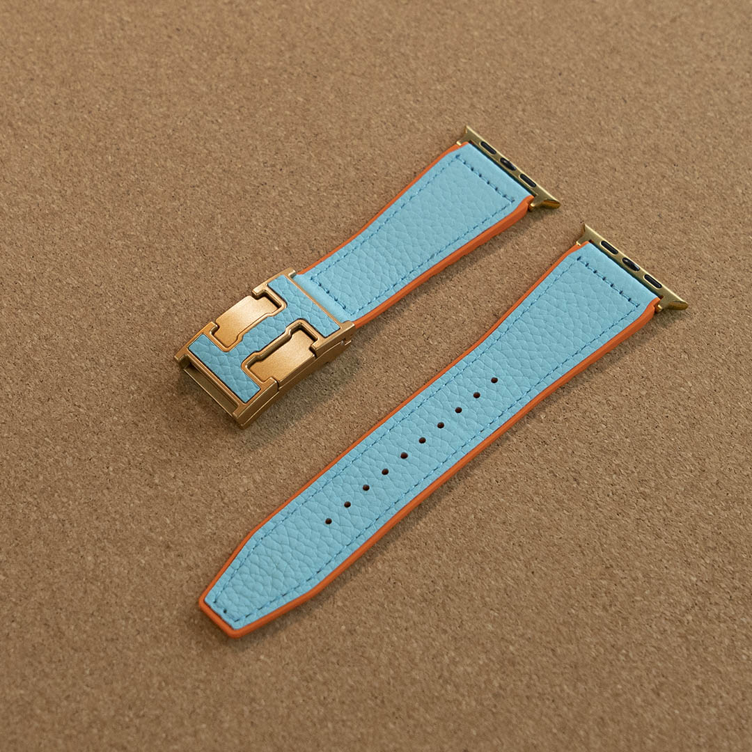 Pebbled Leather Holiday Band for Apple Watch