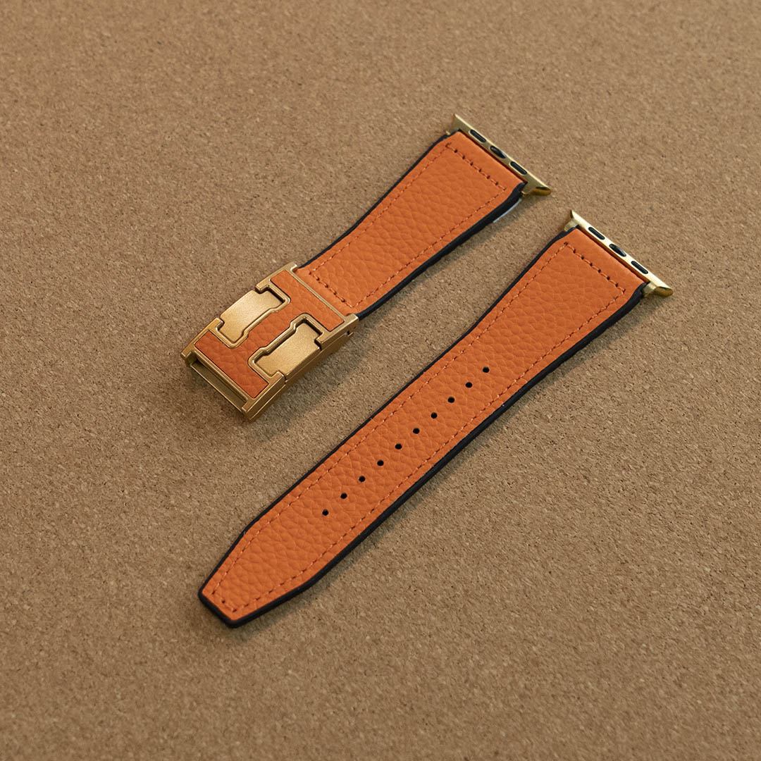 Pebbled Leather Holiday Band for Apple Watch