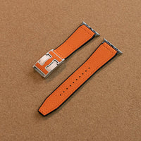 Pebbled Leather Holiday Band for Apple Watch