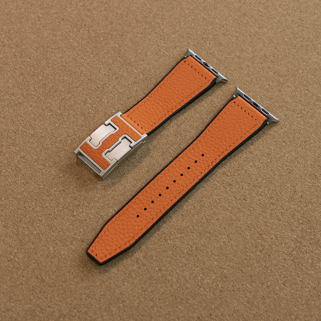 Pebbled Leather Holiday Band for Apple Watch