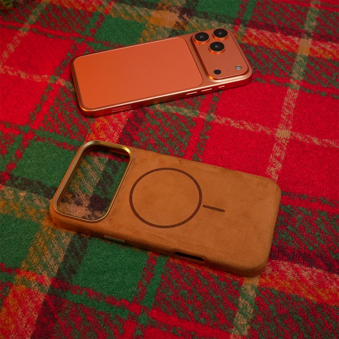 Fireside Glow Suede Magsafe iPhone Case