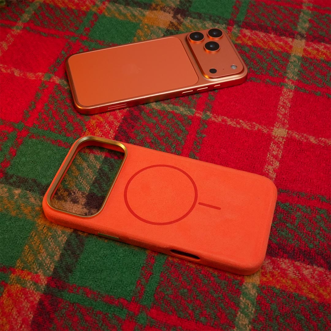Fireside Glow Suede Magsafe iPhone Case