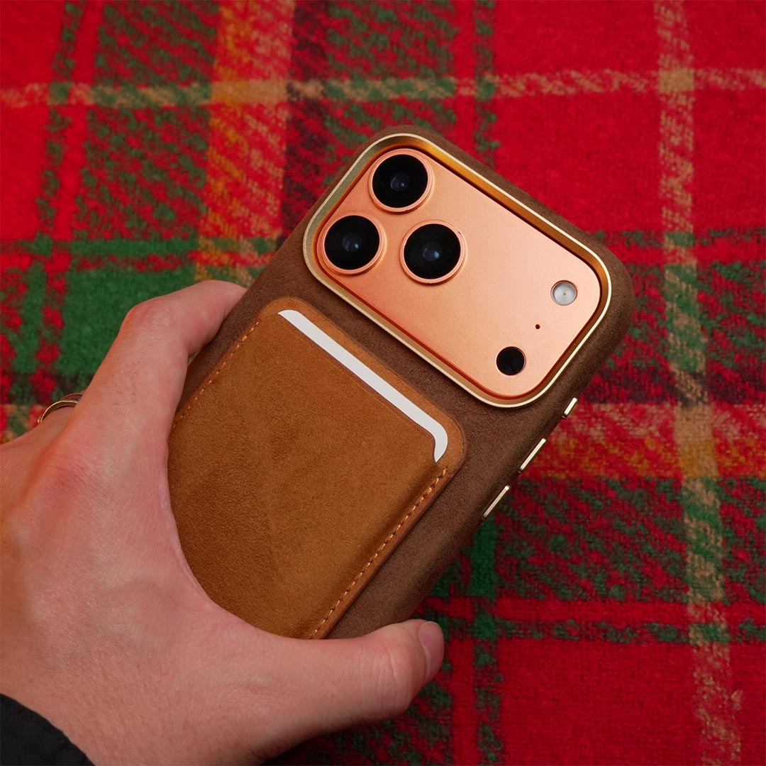 Fireside Glow Suede Magsafe iPhone Case