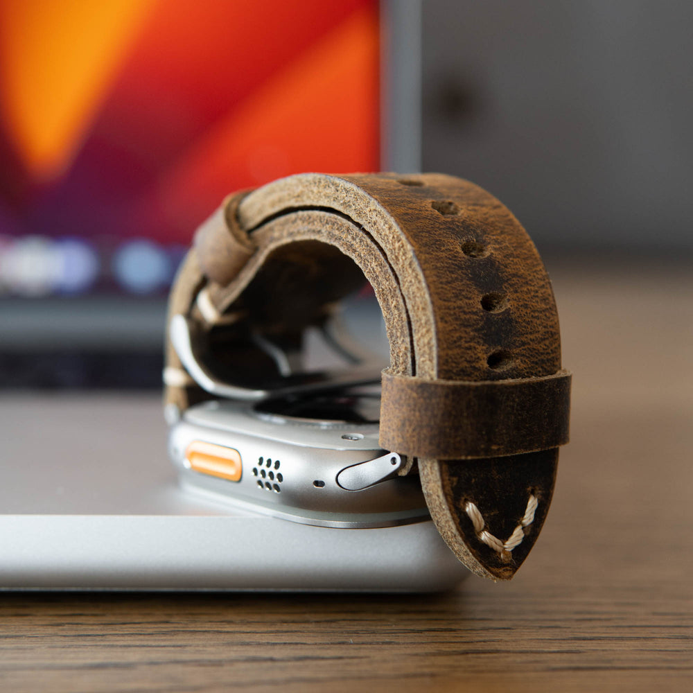 Leather Strap R01 For Apple Watch