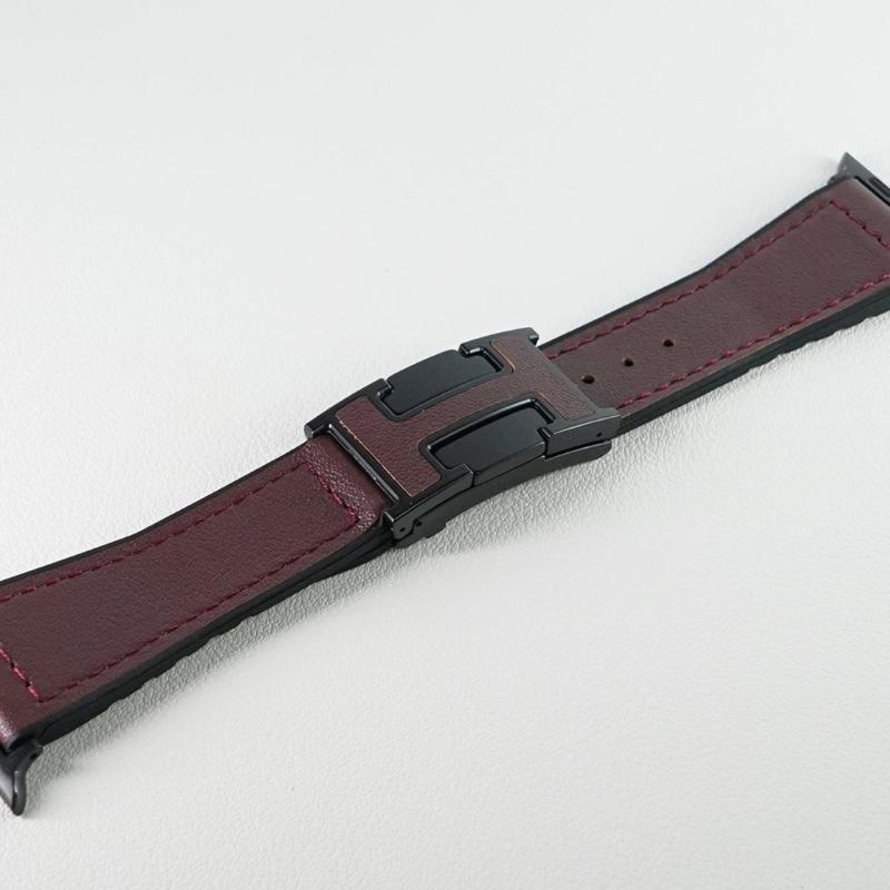 Genuine Leather Magnetic Watch Strap for Galaxy Watch Ultra