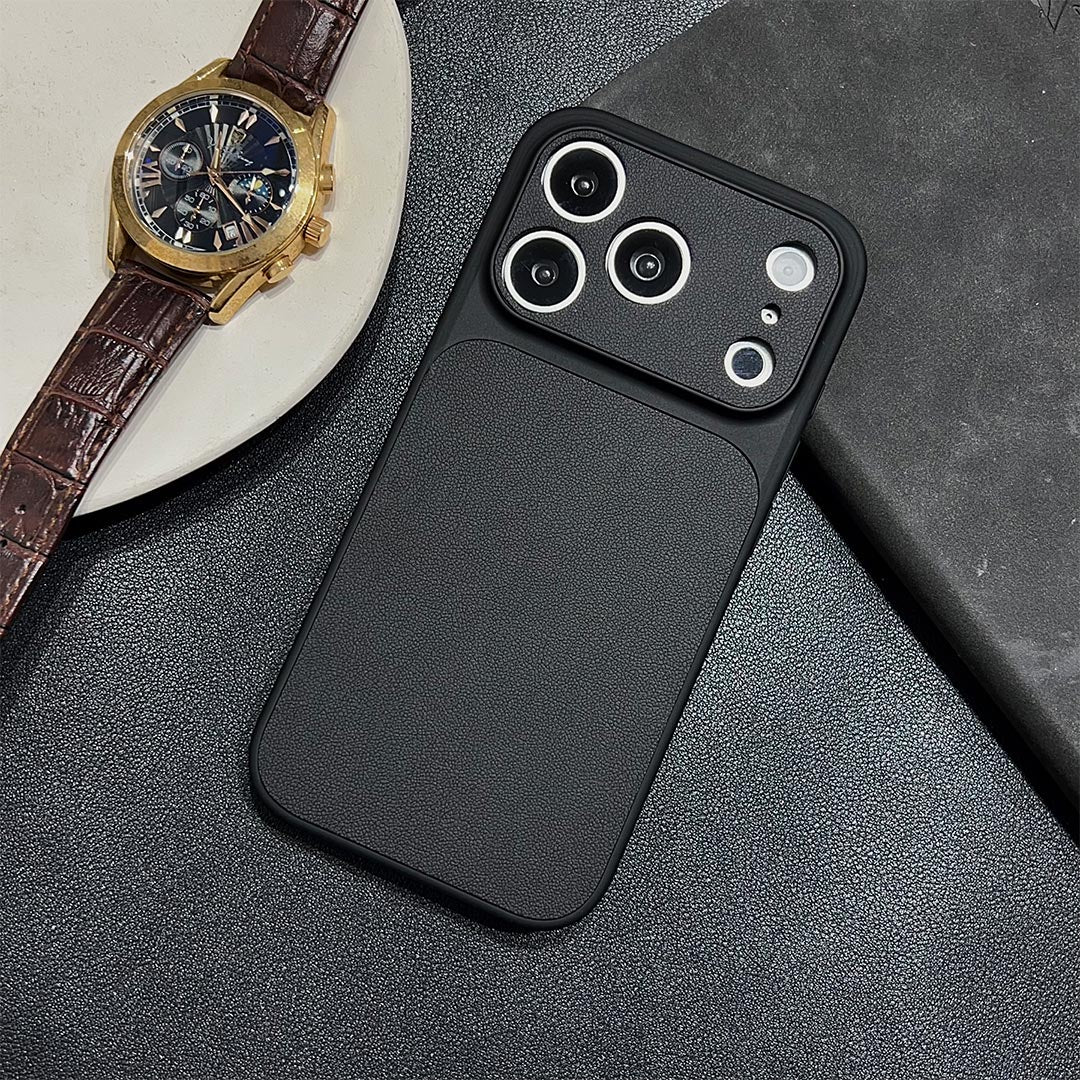 The Leather Inlay iPhone Case