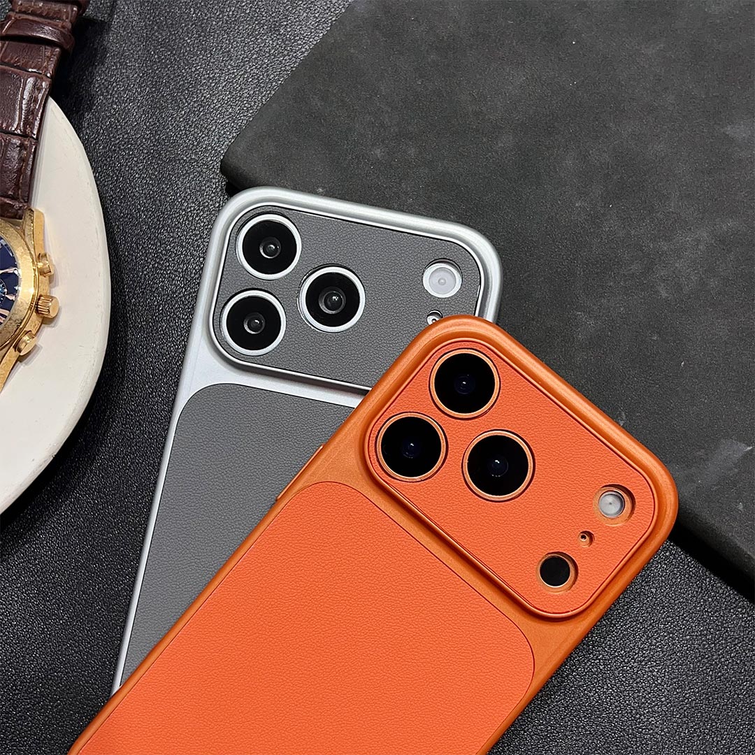 The Leather Inlay iPhone Case