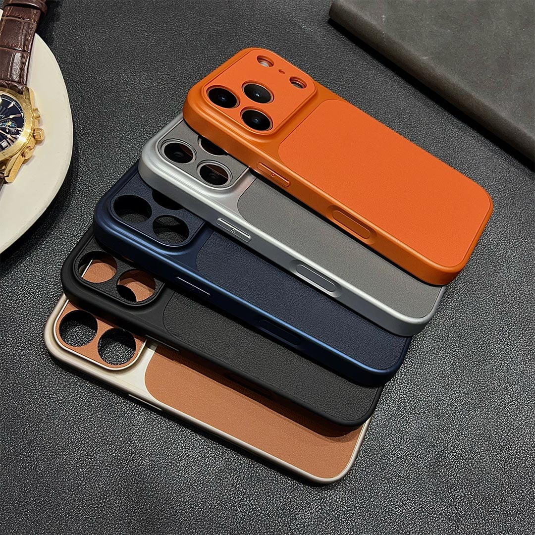 The Leather Inlay iPhone Case
