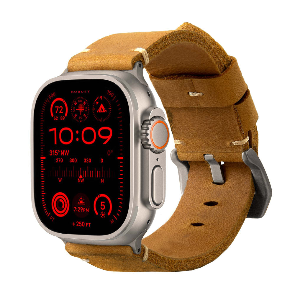 Leather Strap R01 For Apple Watch