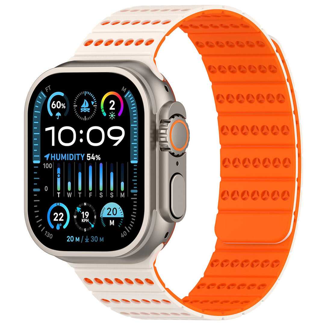 Honeycomb Silicone Magnetic Apple Watch Band