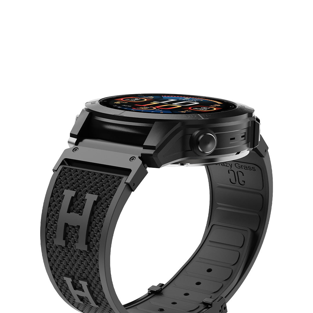 Holiday Weave Silicone Band For Garmin Watch
