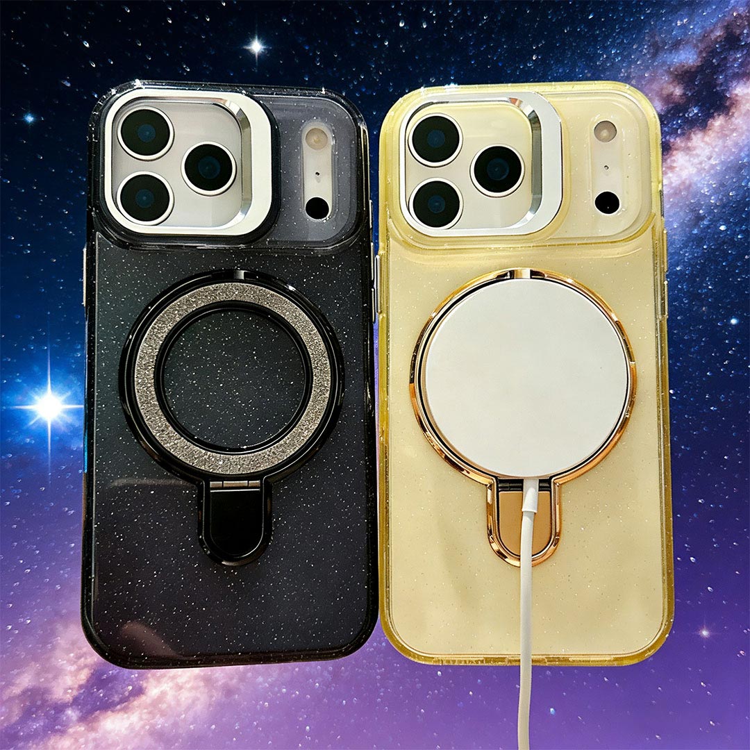 Glitter Dual Stand MagSafe Case for iPhone
