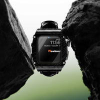 Stainless Steel Case Leather Strap