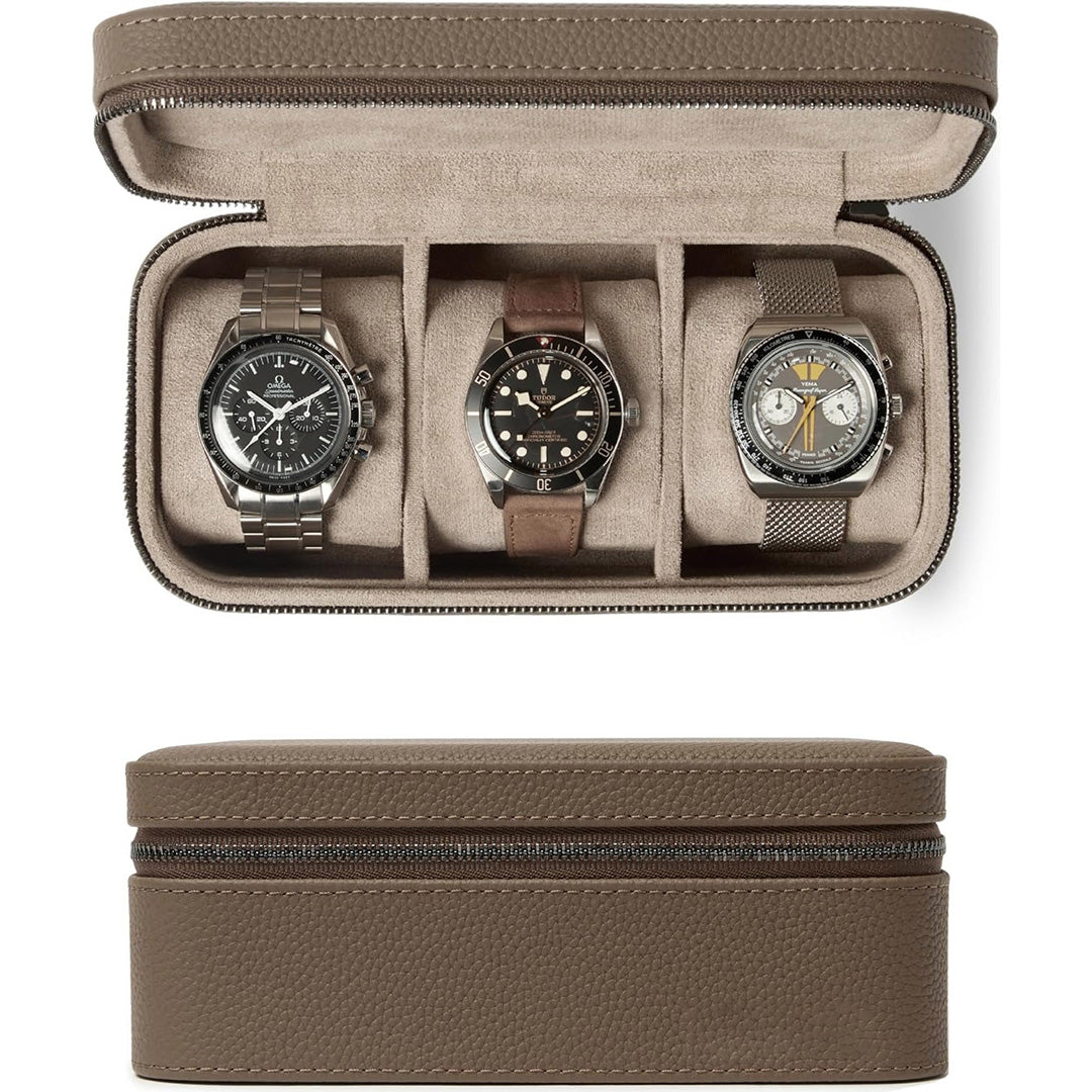 Luxury Leather Watch Travel Case