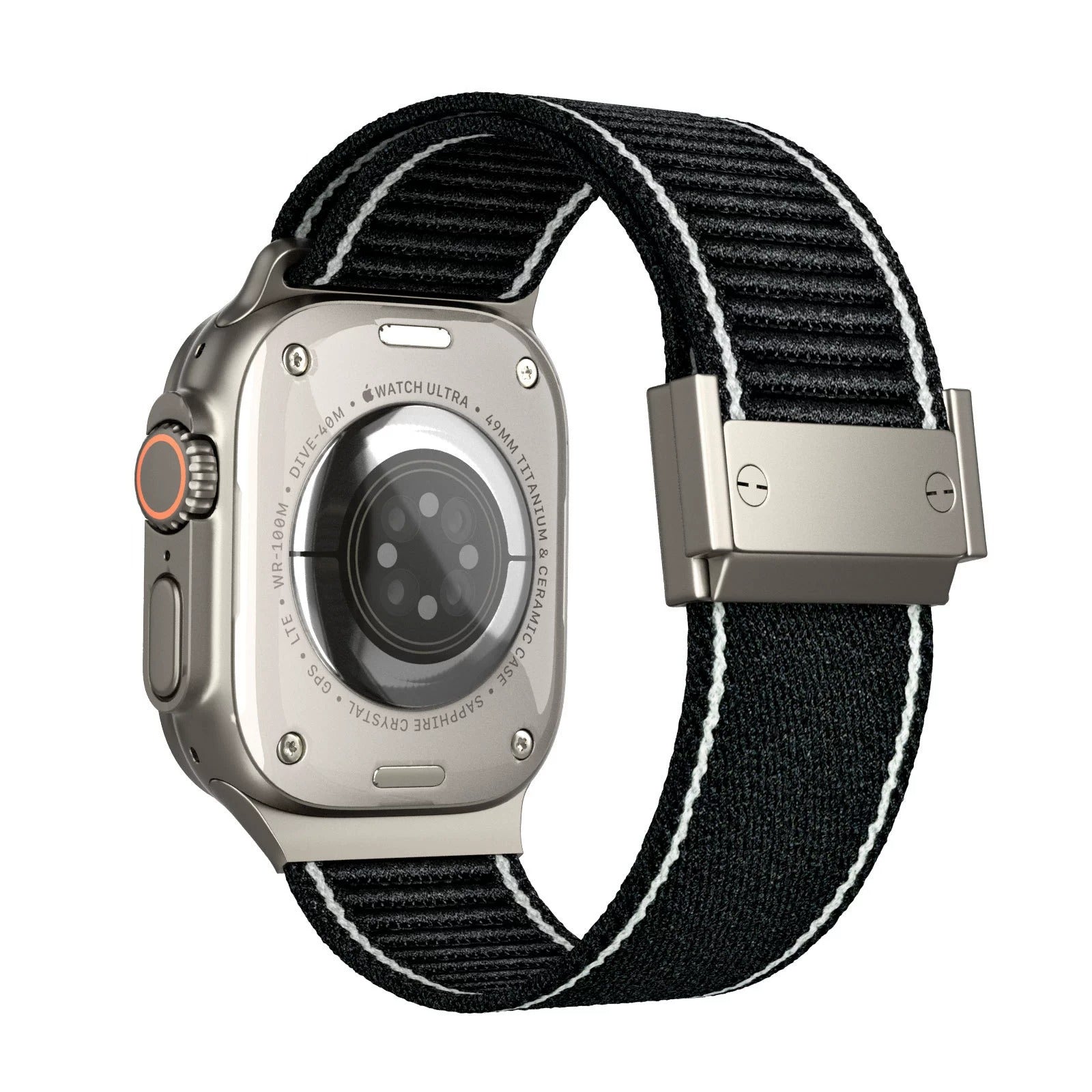 Nylon Braided Magnetic Buckle Band for Apple Watch