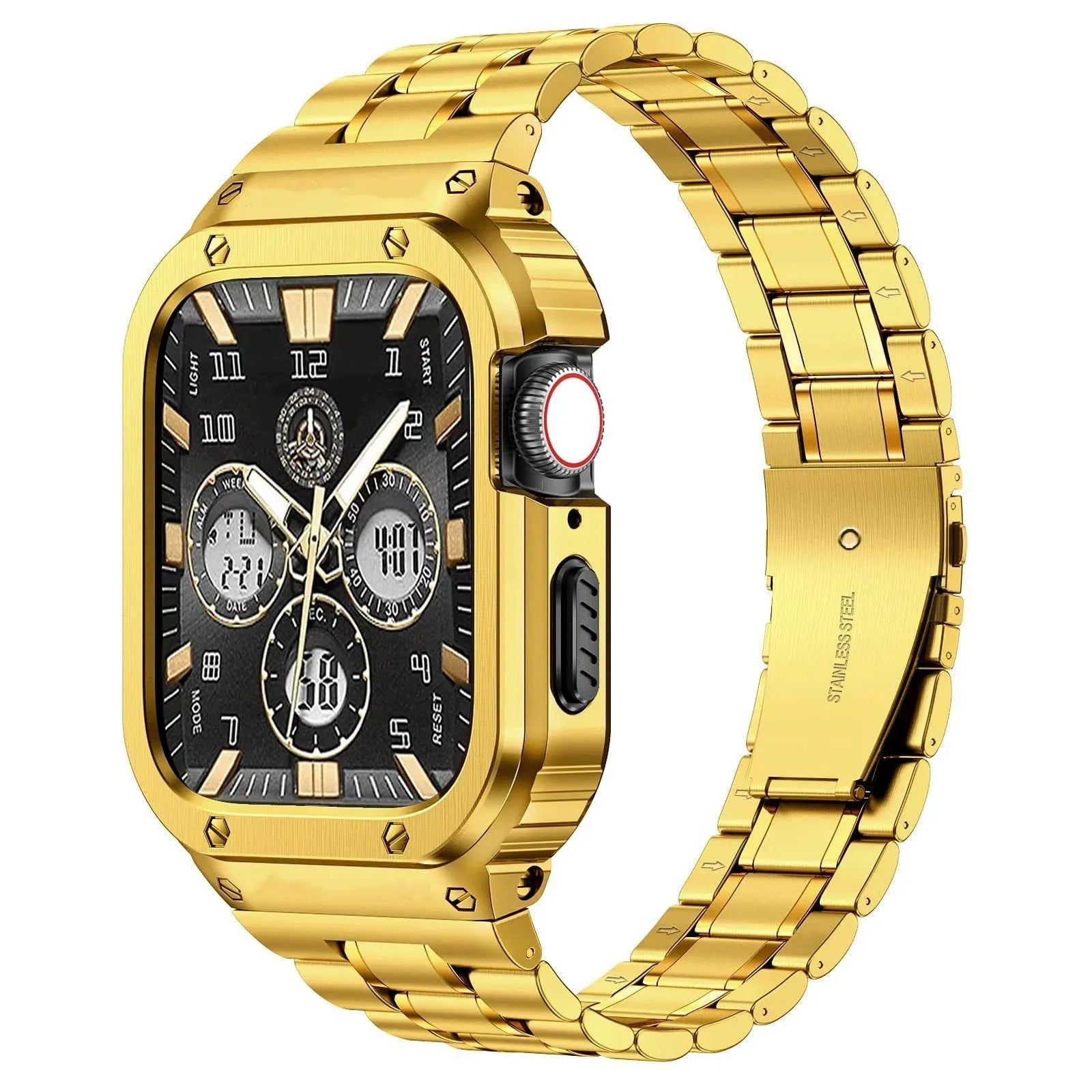 Rugged Stainless Steel Retrofit Kit For Apple Watch