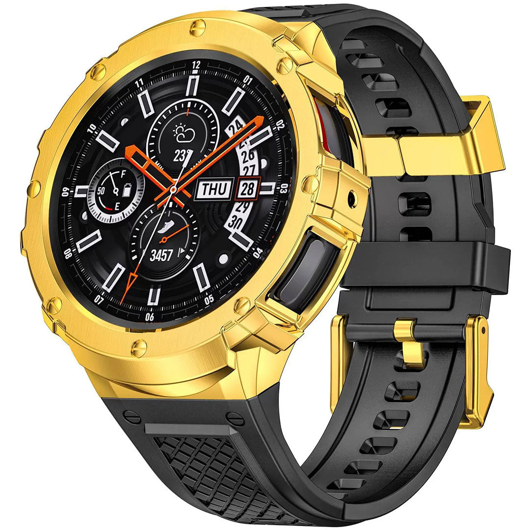 Rugged Stainless Steel Case Retrofit Kit For Samsung Galaxy Watch 4/5/6