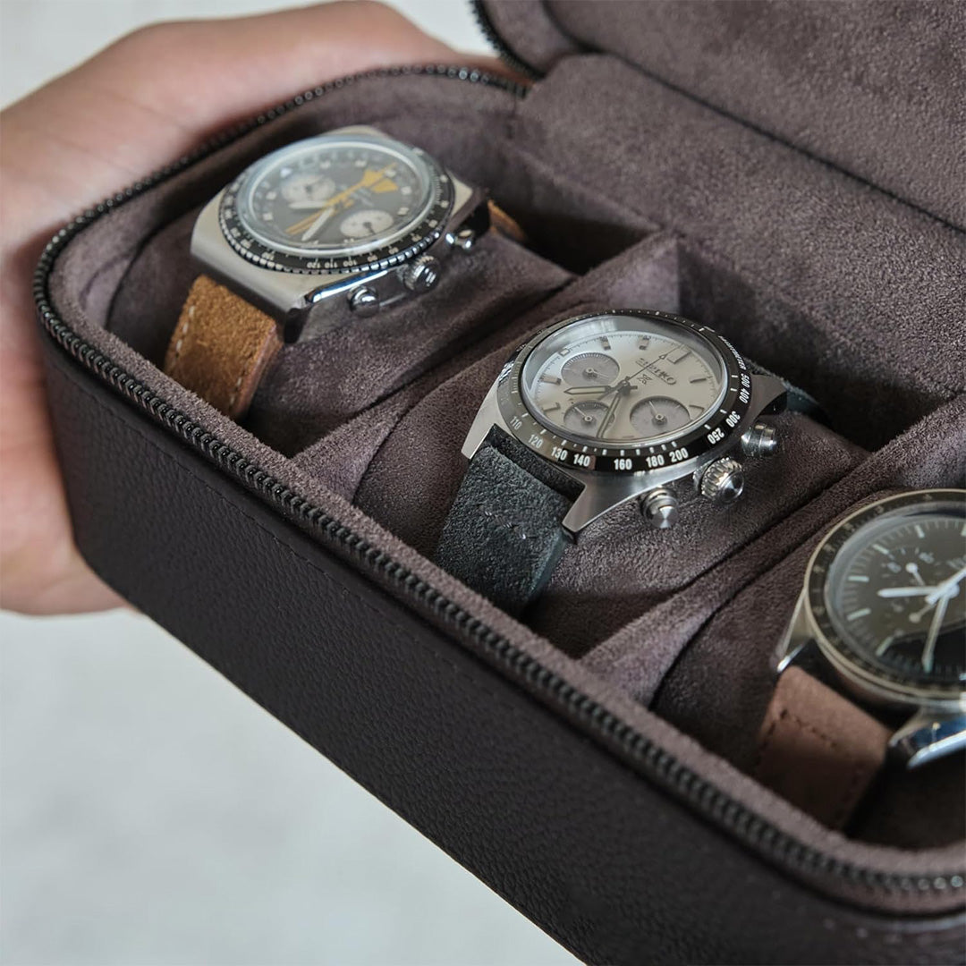 Luxury Leather Watch Travel Case