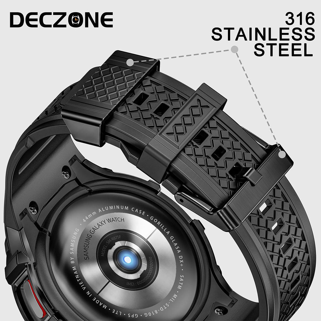 Rugged Stainless Steel Case Retrofit Kit For Samsung Galaxy Watch 4/5/6